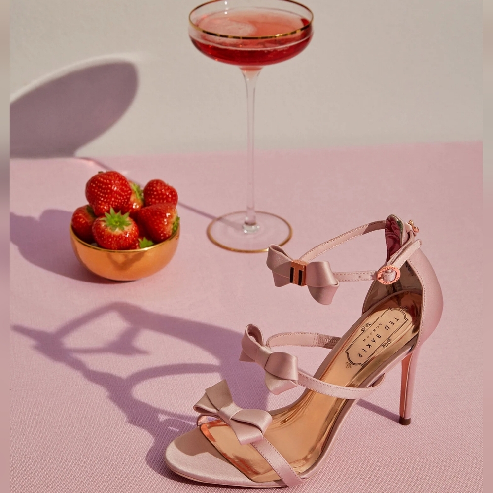 Ted Baker Blush Bow Accent Heels